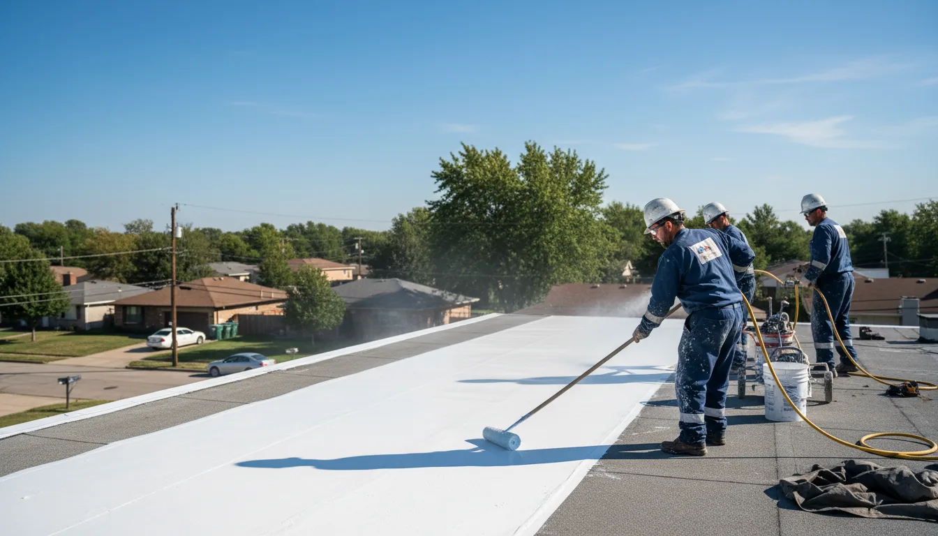 Commercial roof coating in Havertown, PA near me